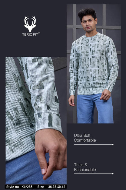 Kk 285 Teric Fit Knit Mens Tshirts Wholesaler Ahmedabad