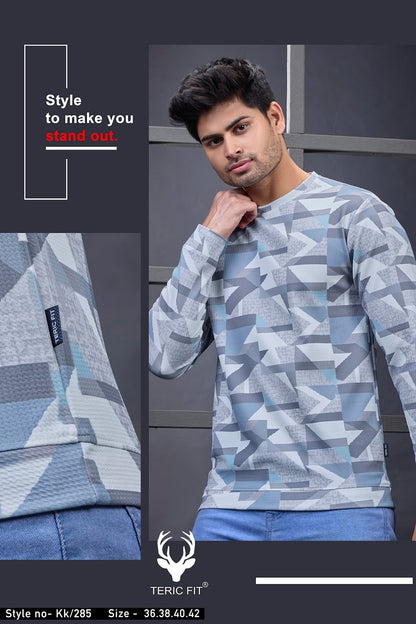 Kk 285 Teric Fit Knit Mens Tshirts Wholesaler Ahmedabad
