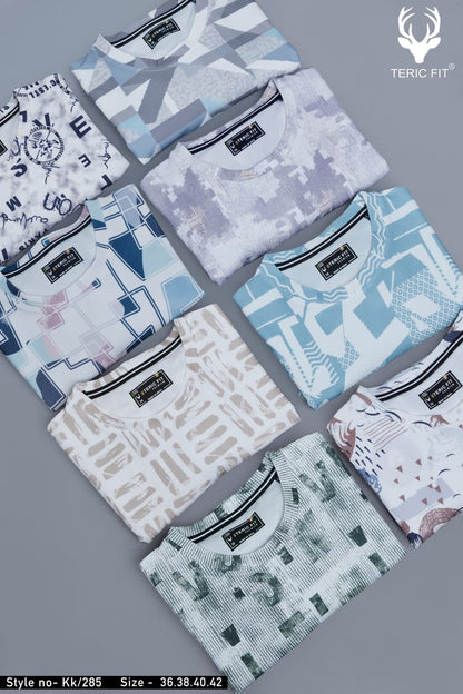 Kk 285 Teric Fit Knit Mens Tshirts Wholesaler Ahmedabad