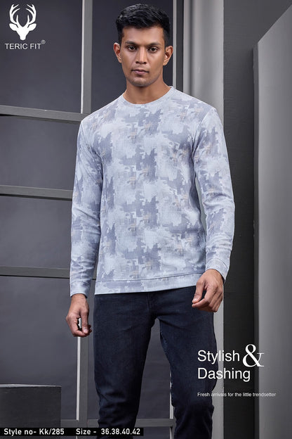 Kk 285 Teric Fit Knit Mens Tshirts Wholesaler Ahmedabad