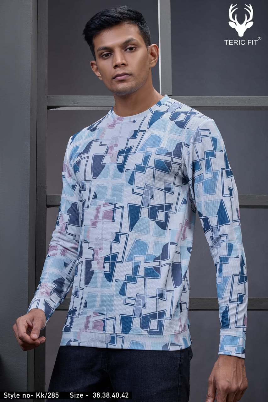 Kk 285 Teric Fit Knit Mens Tshirts Wholesaler Ahmedabad