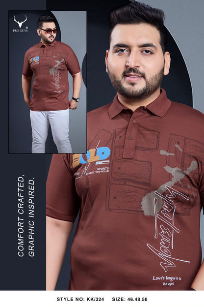 Kk 324 Pro Guys Tencil Lycra Mens Tshirts Wholesale