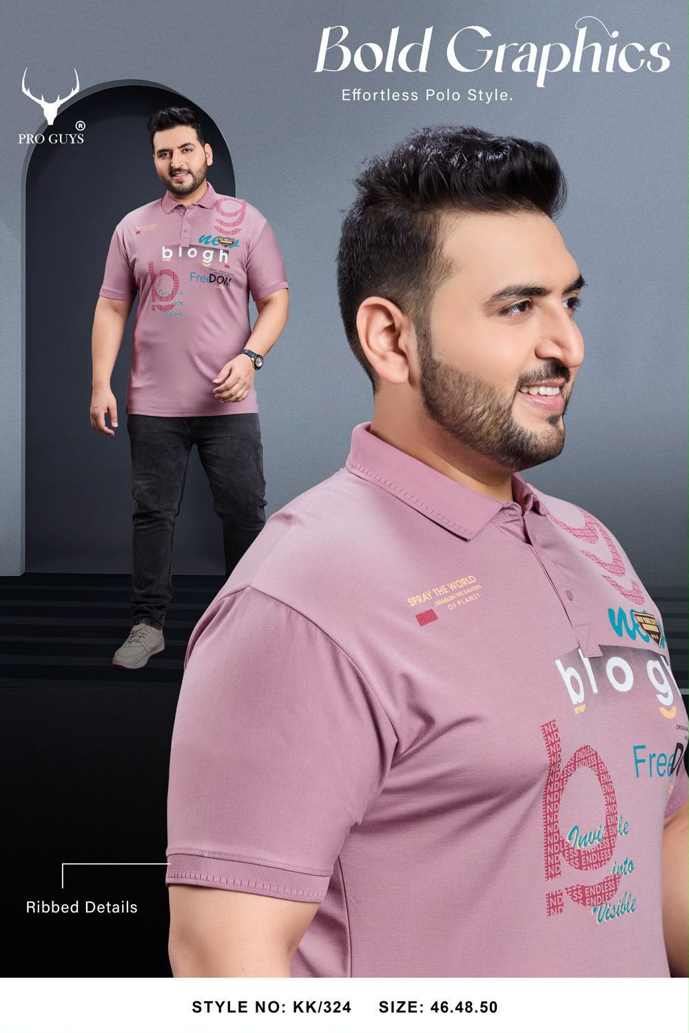Kk 324 Pro Guys Tencil Lycra Mens Tshirts Wholesale