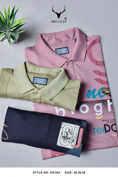 Kk 324 Pro Guys Tencil Lycra Mens Tshirts Wholesale