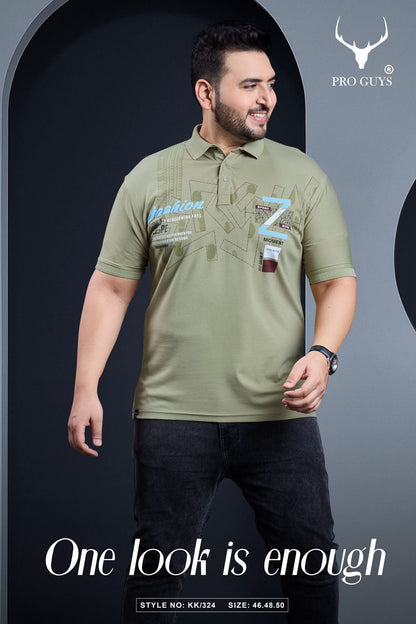 Kk 324 Pro Guys Tencil Lycra Mens Tshirts Wholesale