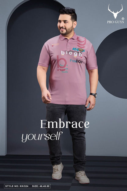 Kk 324 Pro Guys Tencil Lycra Mens Tshirts Wholesale