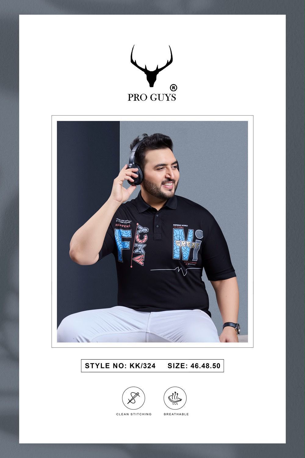 Kk 324 Pro Guys Tencil Lycra Mens Tshirts Wholesale