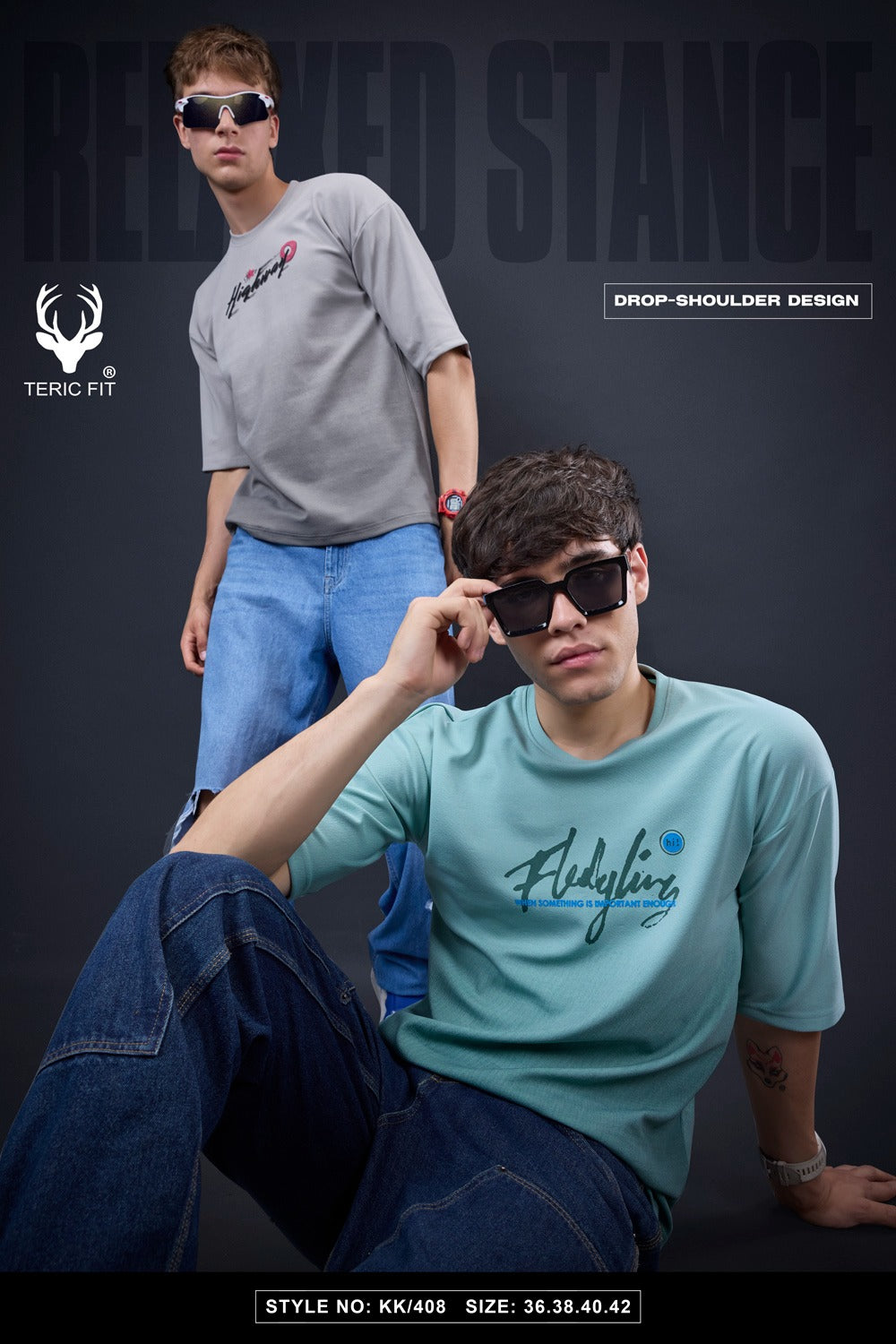 Kk 408 Teric Fit Crape Mens Tshirts Manufacturer India