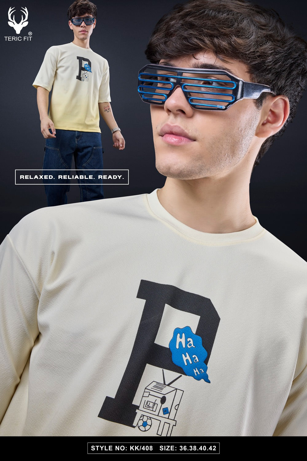 Kk 408 Teric Fit Crape Mens Tshirts Manufacturer India