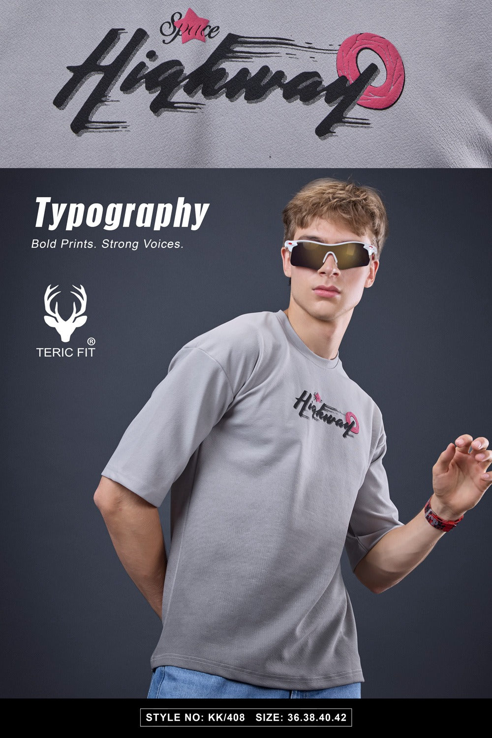 Kk 408 Teric Fit Crape Mens Tshirts Manufacturer India