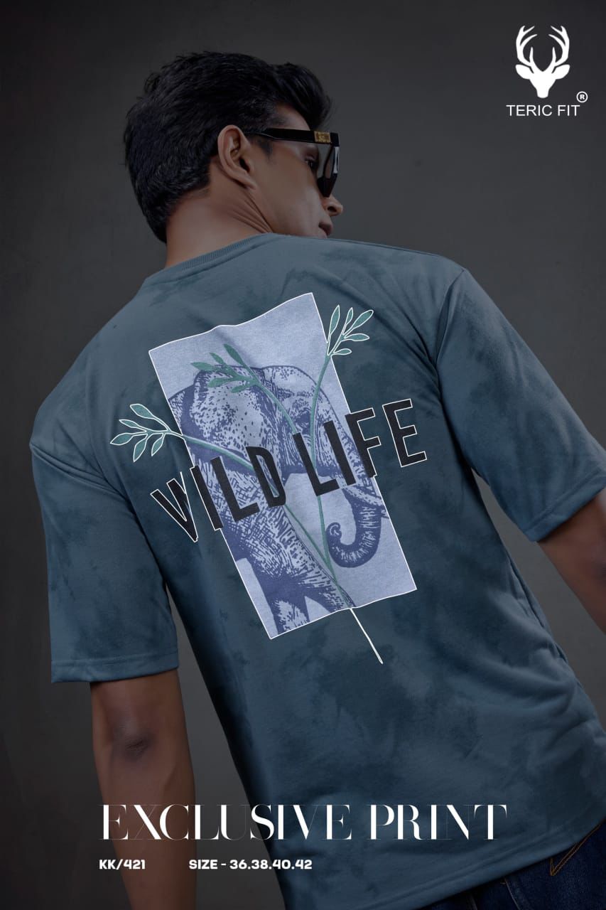 Kk 421 Teric Fit Looper Mens Tshirts Exporter India