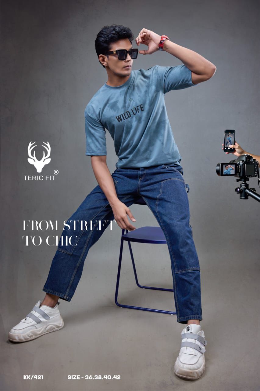 Kk 421 Teric Fit Looper Mens Tshirts Exporter India