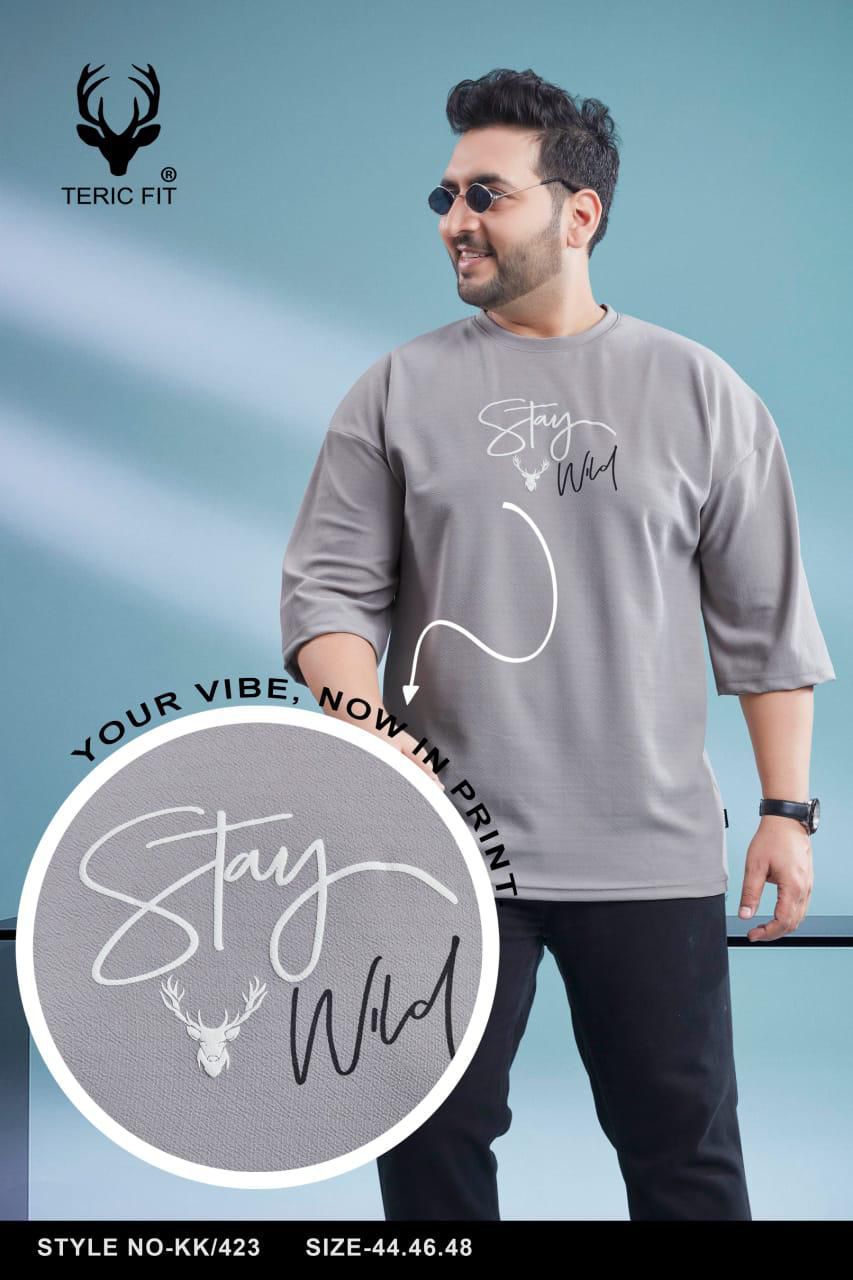 Kk 423 Teric Fit Crape Mens Tshirts Supplier India