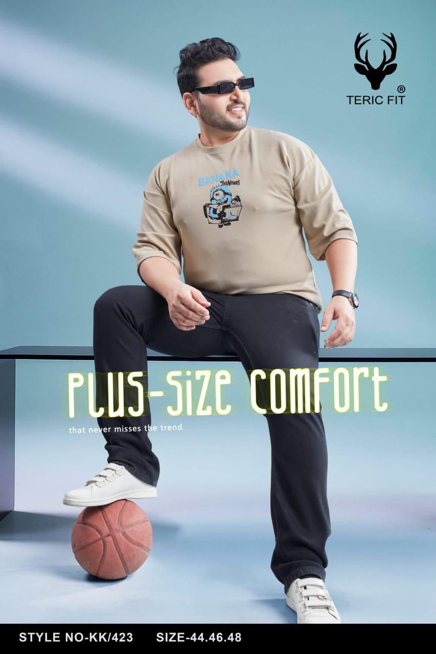 Kk 423 Teric Fit Crape Mens Tshirts Supplier India