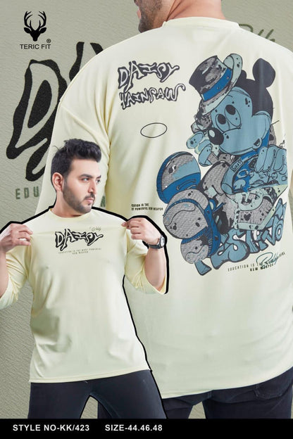 Kk 423 Teric Fit Crape Mens Tshirts Supplier India