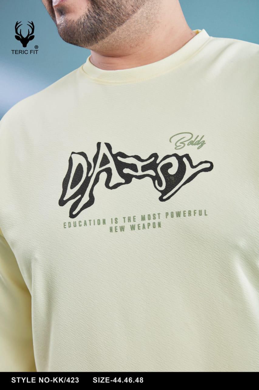 Kk 423 Teric Fit Crape Mens Tshirts Supplier India