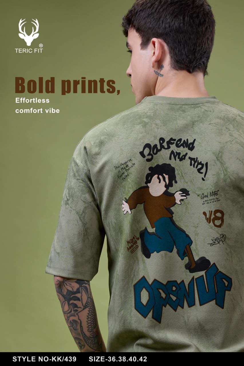 Kk 439 Teric Fit Knit Mens Tshirts Supplier Ahmedabad