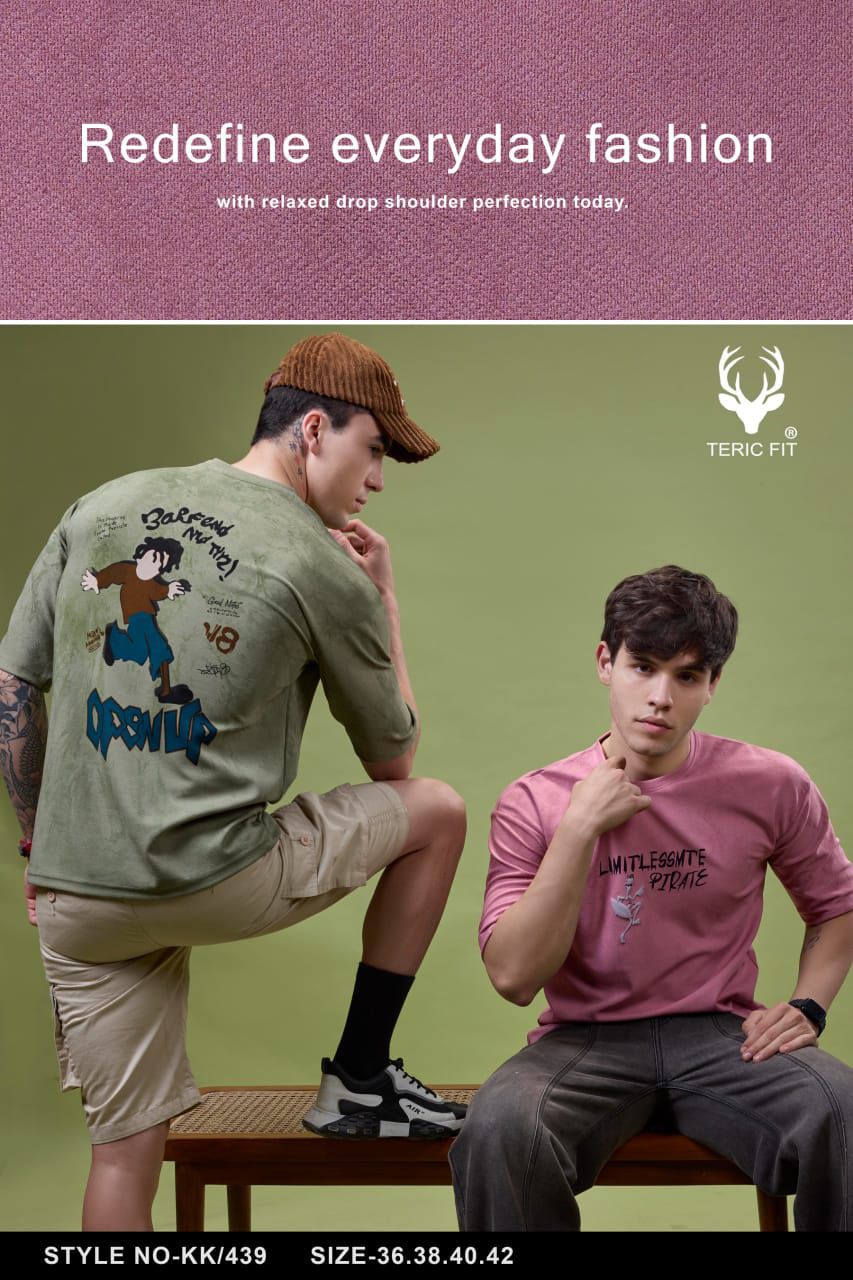 Kk 439 Teric Fit Knit Mens Tshirts Supplier Ahmedabad