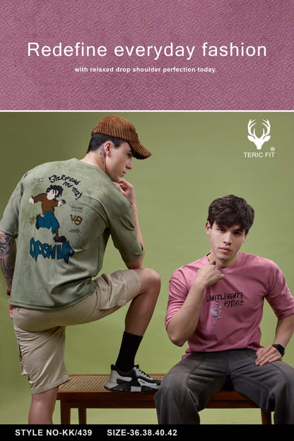 Kk 439 Teric Fit Knit Mens Tshirts Supplier Ahmedabad