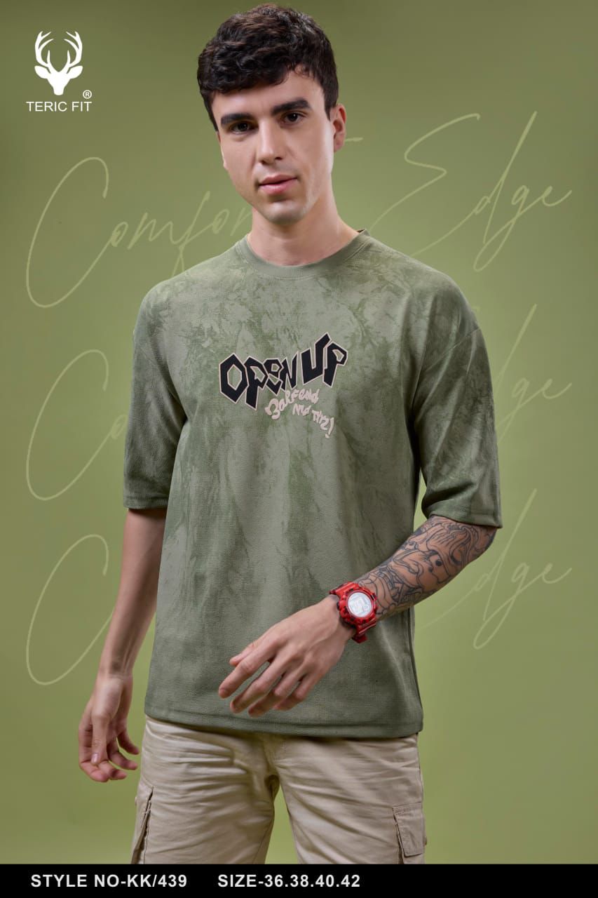 Kk 439 Teric Fit Knit Mens Tshirts Supplier Ahmedabad