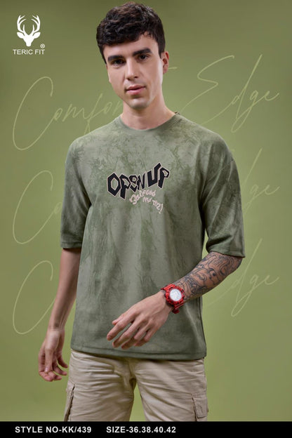 Kk 439 Teric Fit Knit Mens Tshirts Supplier Ahmedabad