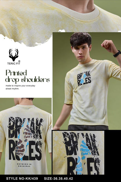 Kk 439 Teric Fit Knit Mens Tshirts Supplier Ahmedabad