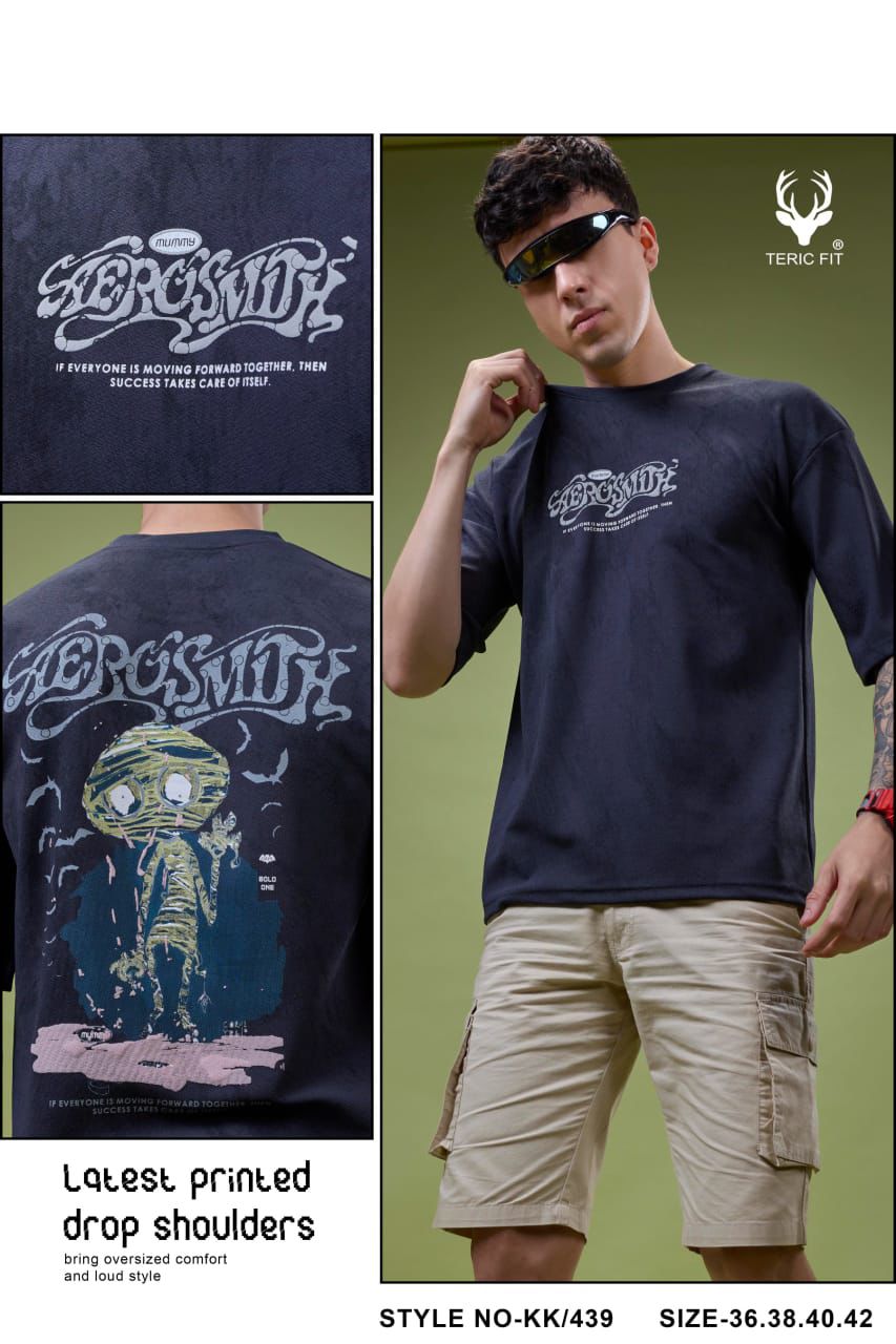 Kk 439 Teric Fit Knit Mens Tshirts Supplier Ahmedabad