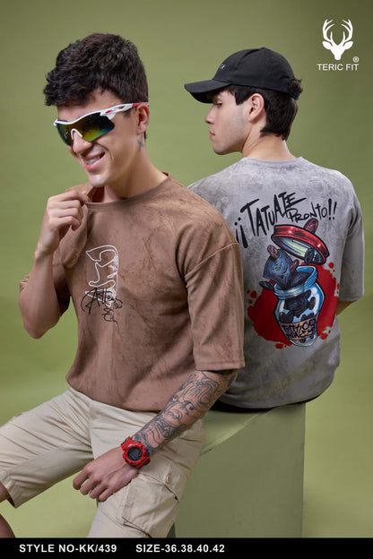 Kk 439 Teric Fit Knit Mens Tshirts Supplier Ahmedabad