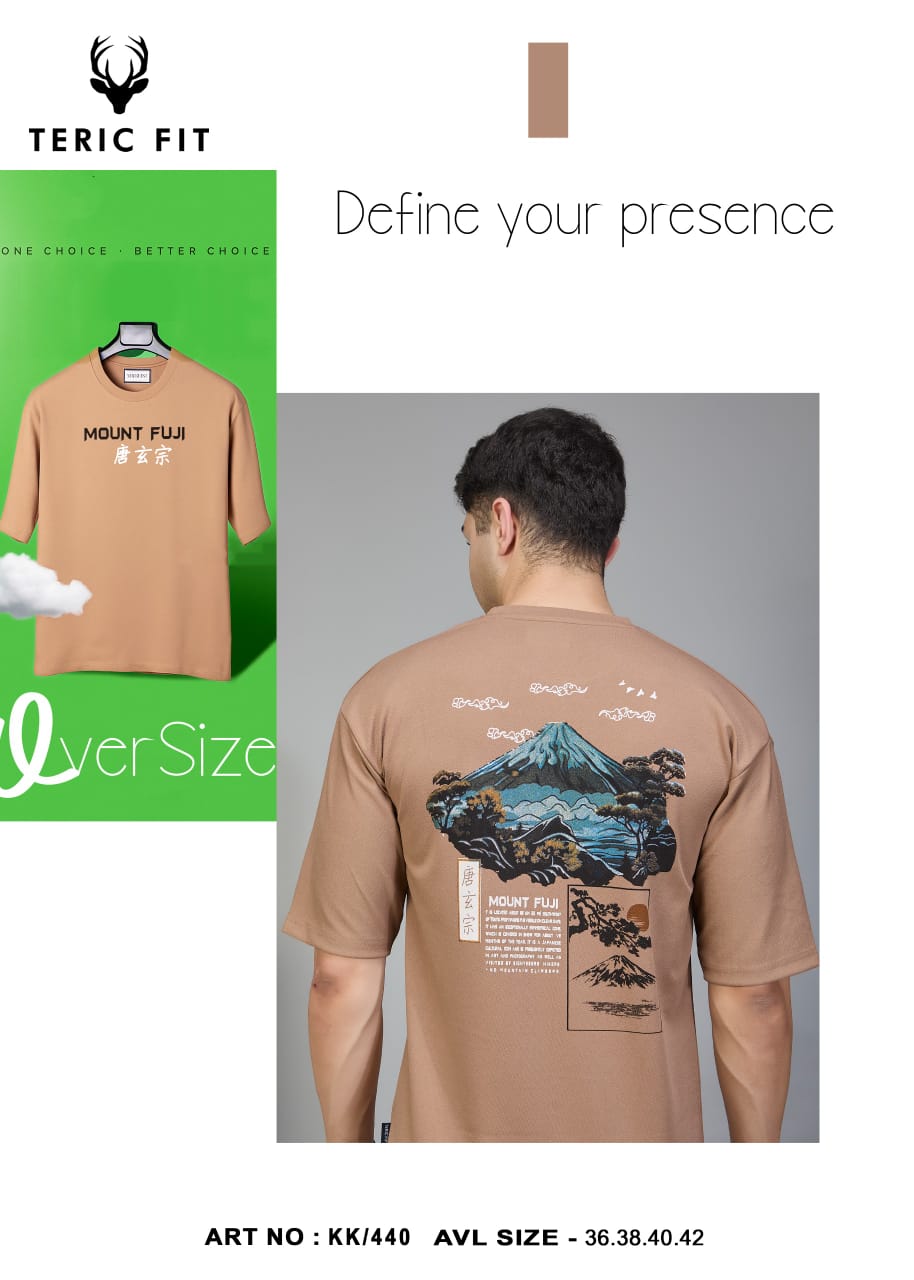 Kk 440 Teric Fit Crape Knit Mens Tshirts Supplier India