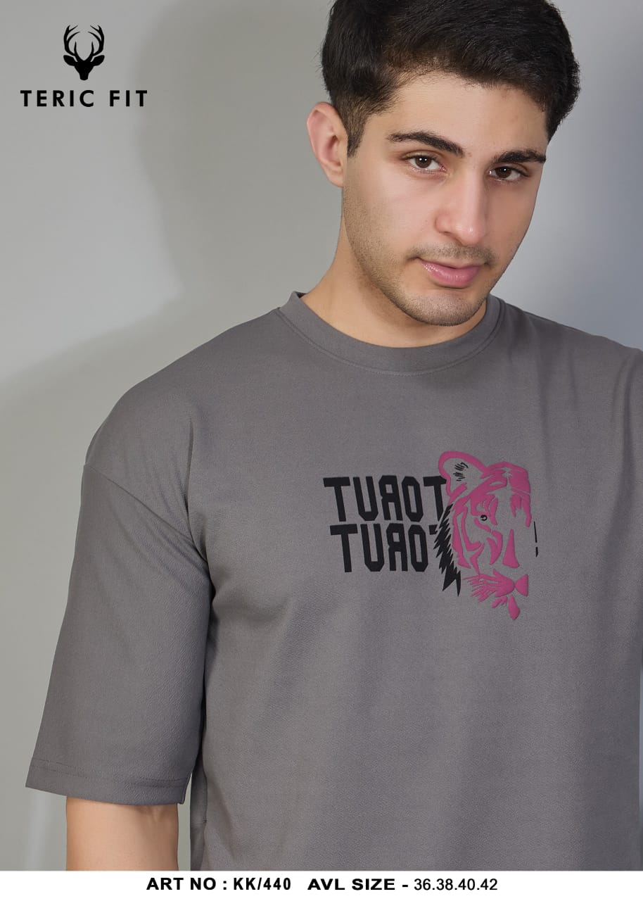 Kk 440 Teric Fit Crape Knit Mens Tshirts Supplier India