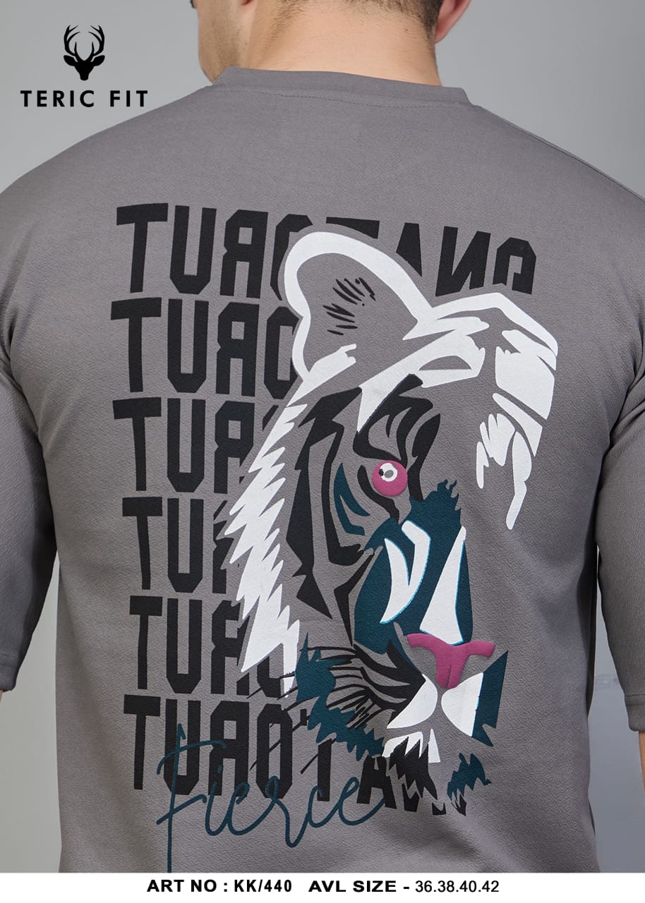 Kk 440 Teric Fit Crape Knit Mens Tshirts Supplier India