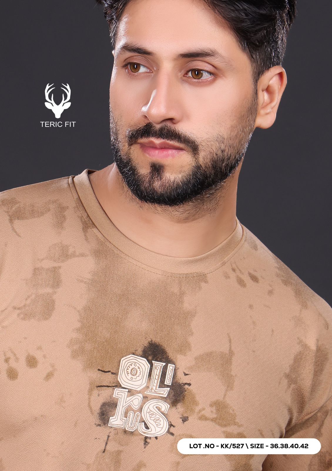 Kk 527 Teric Fit Crape Knit Mens Tshirts Supplier Ahmedabad