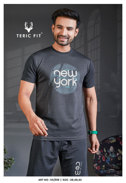 Kk 619 Teric Fit Knit Mens Co Ord Set Manufacturer Ahmedabad