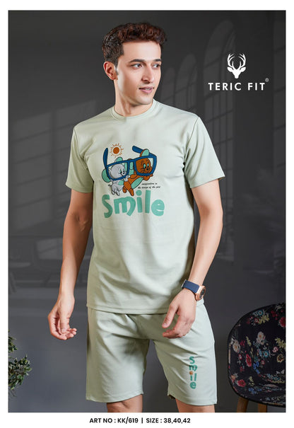 Kk 619 Teric Fit Knit Mens Co Ord Set Manufacturer Ahmedabad