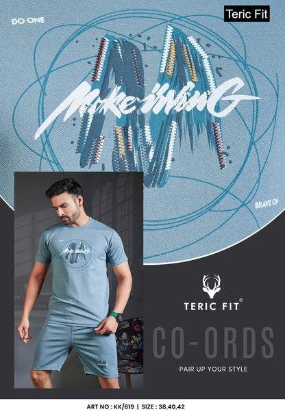 Kk 619 Teric Fit Knit Mens Co Ord Set Manufacturer Ahmedabad