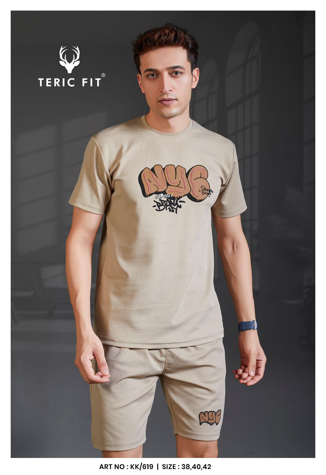 Kk 619 Teric Fit Knit Mens Co Ord Set Manufacturer Ahmedabad