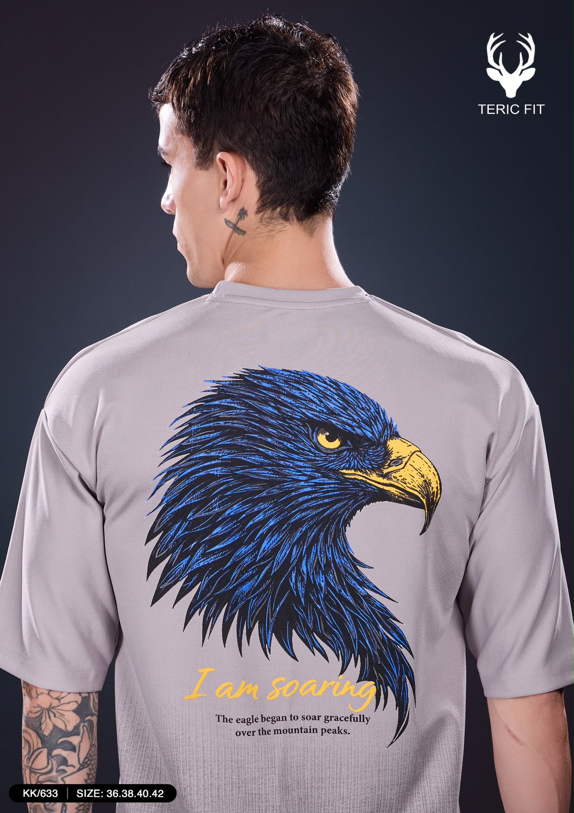 Kk 633 Down Shoulder Teric Fit Knit Mens Tshirts Wholesaler Ahmedabad