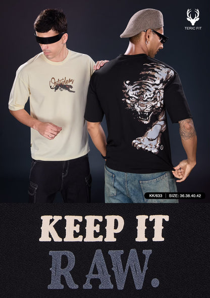 Kk 633 Down Shoulder Teric Fit Knit Mens Tshirts Wholesaler Ahmedabad