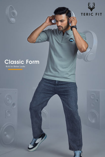 Kk 635 Teric Fit Crape Knit Mens Tshirts Supplier Ahmedabad