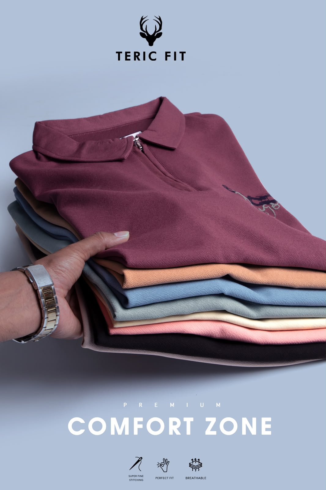 Kk 635 Teric Fit Crape Knit Mens Tshirts Supplier Ahmedabad