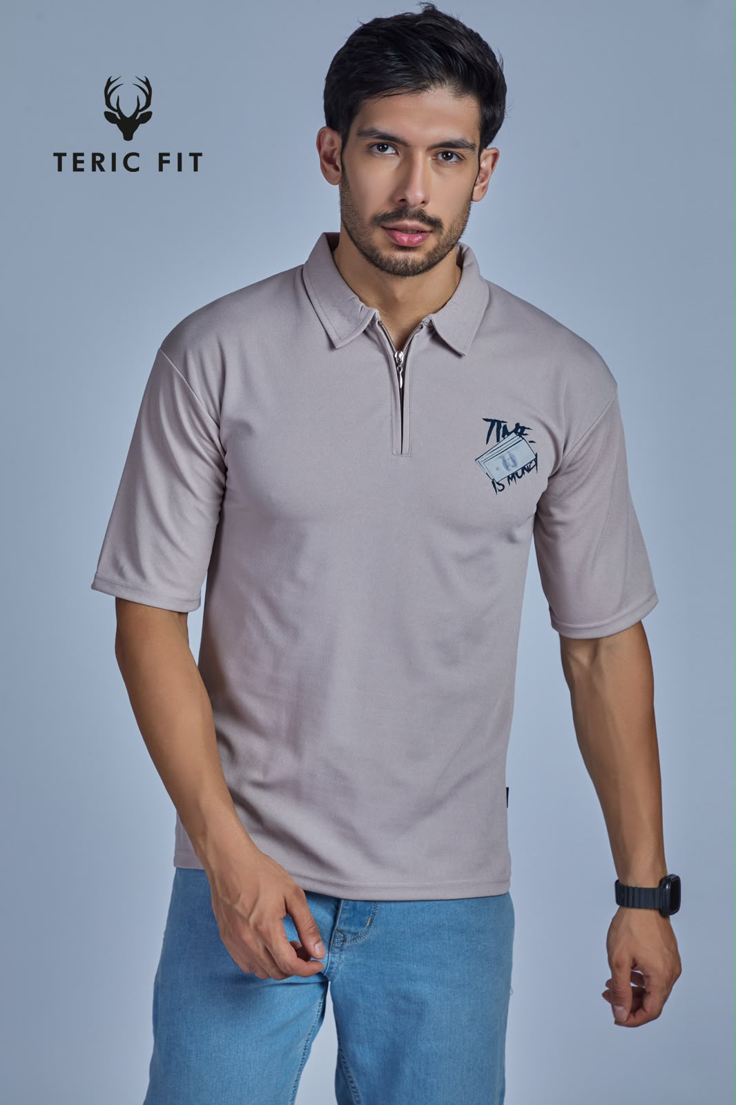 Kk 635 Teric Fit Crape Knit Mens Tshirts Supplier Ahmedabad