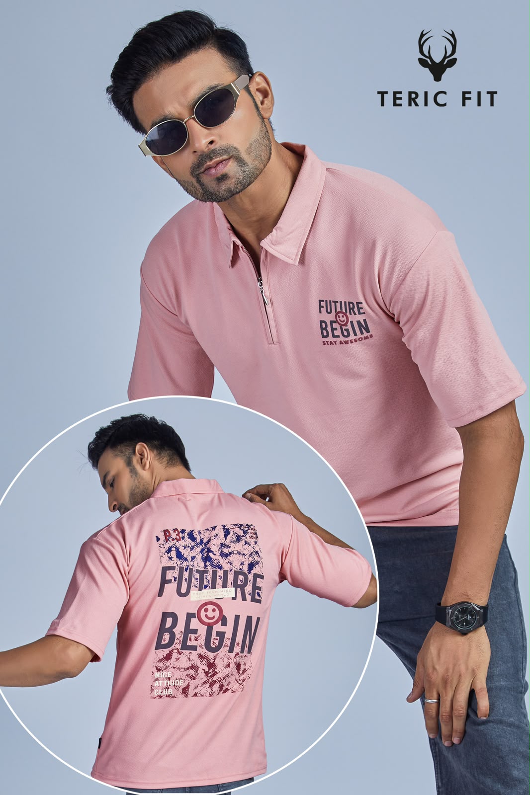 Kk 635 Teric Fit Crape Knit Mens Tshirts Supplier Ahmedabad
