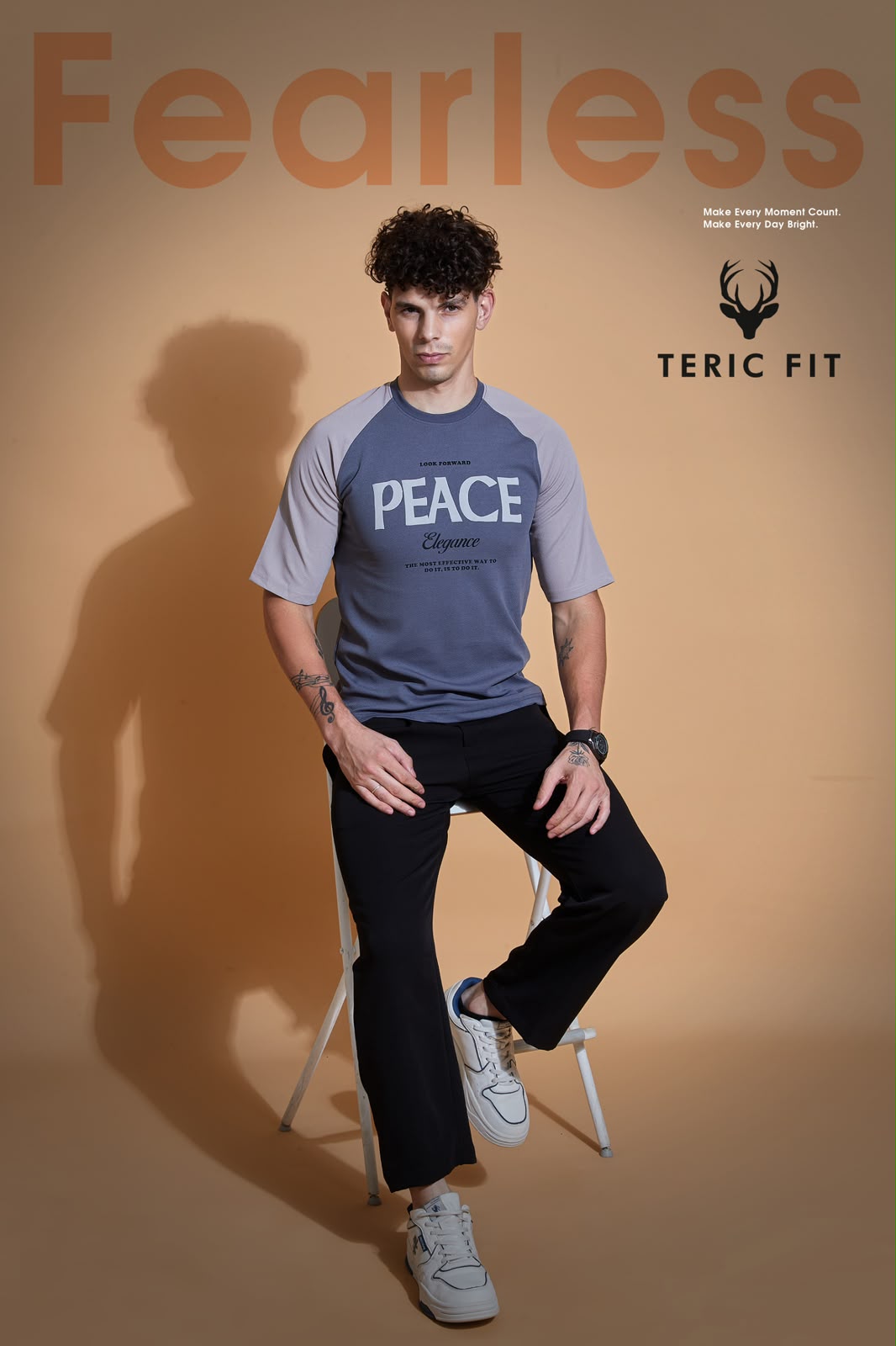 Kk 660 Teric Fit Crape Knit Mens Tshirts Wholesaler