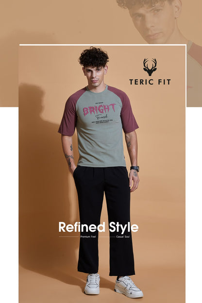 Kk 660 Teric Fit Crape Knit Mens Tshirts Wholesaler