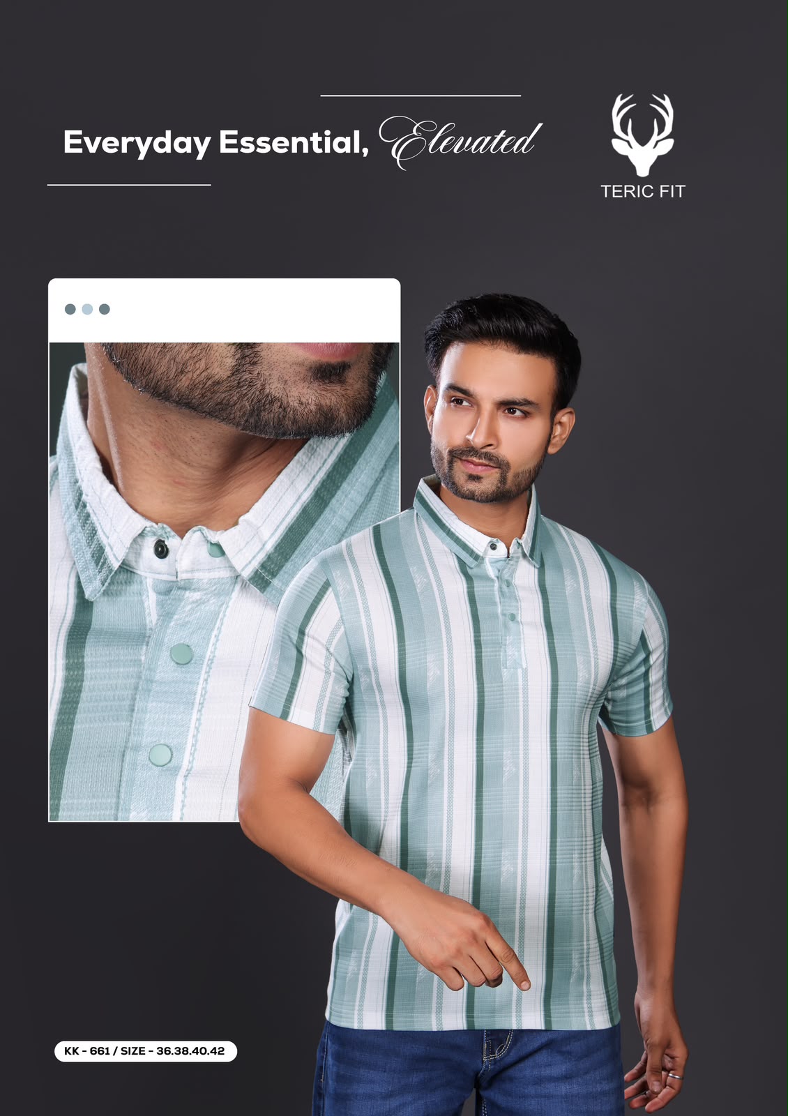 Kk 661 Aop Teric Fit Aop Mens Tshirts Wholesaler Ahmedabad