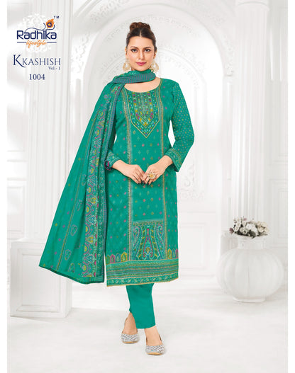 Kkashish Vol 1 Radhika Lifestyle Jam Satin Readymade Pant Style Suits Exporter