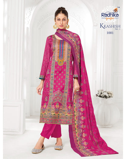 Kkashish Vol 1 Radhika Lifestyle Jam Satin Readymade Pant Style Suits Exporter