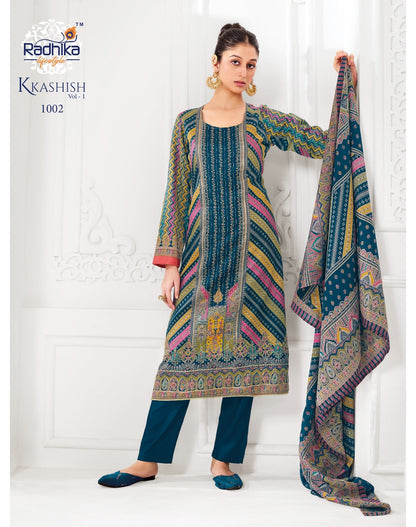 Kkashish Vol 1 Radhika Lifestyle Jam Satin Readymade Pant Style Suits Exporter