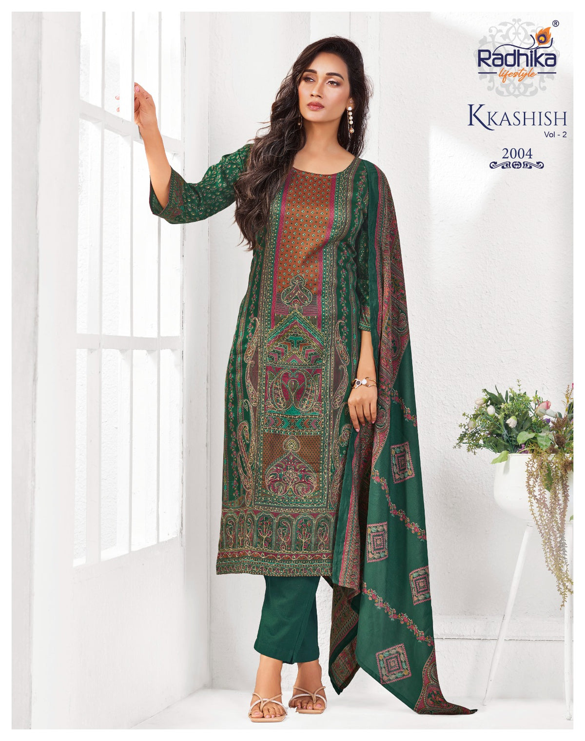 Kkashish Vol 2 Radhika Lifestyle Jam Readymade Pant Style Suits Exporter India