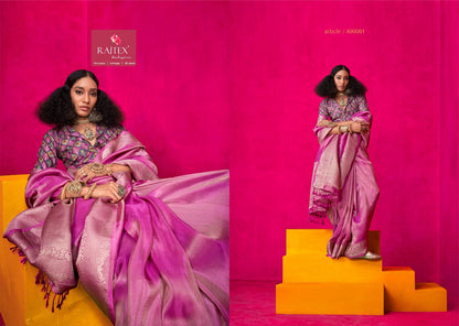 Klaila 400001-400006 Rajtex Tissue Sarees Exporter India